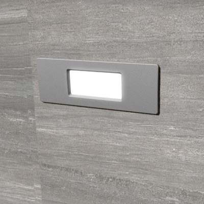 NINA 150 SIVA ZIDNA UGRADNA LED SVJETILJKA IP55 SA LED ŽARULJOM R7S 4W 4000K