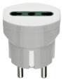 Adapter tal./franc. +P17/11 bijeli