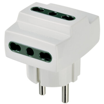 Adapter višestruki S31+3P17/11 bijeli