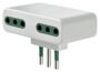 Višenamjenski adapter S11+4P11 bijeli