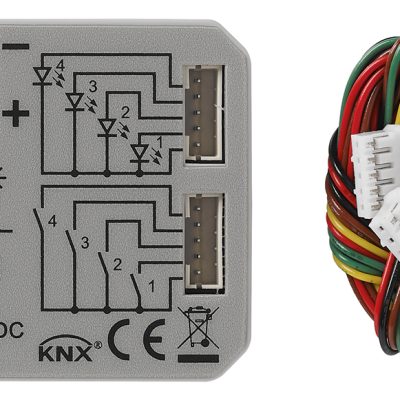Sučelje 4 ulaza/izlaza za LED KNX