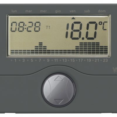 Kronotermostat na baterije za zid, antracit