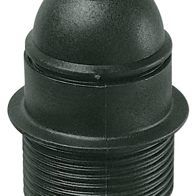 Grlo lampe E27 s čačkalicom i prekidačem, crno
