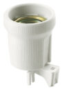 Nosač lampe E27 Ø43mm s porculanskom pločicom 90°