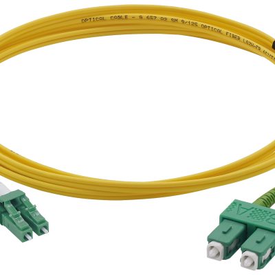 Kabel jednostrukog vlakna 9/125 SC/LC OS2 dupleks 2m