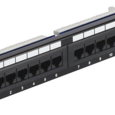 Panel 10in 12 RJ45 Cat5e UTP 1u