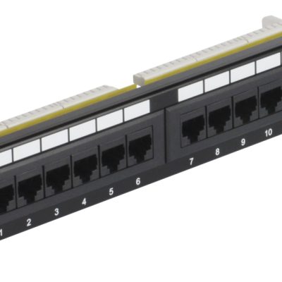 Panel 10in 12 RJ45 Cat6 UTP 1u