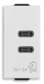 Napajanje USB C+C 15W 3A 5V 1M bijelo