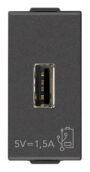 USB napajanje A 5V 1,5A 1M crni m