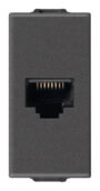 Utikač RJ45 Netsafe Cat6A FTP u mat crnoj boji