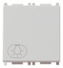 Gumb 1P NO 10A svjetlo 2M Silver