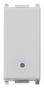 Gumb 1P NO 10A brzi kabel Silver
