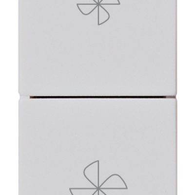 Sklopka 2P 10AX ventilokonvektor Silver