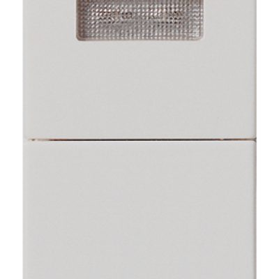 Gumb 1P NO 10A + bijela signalna lampica Silver
