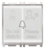 Dugme + 2 lampice hotela 230V