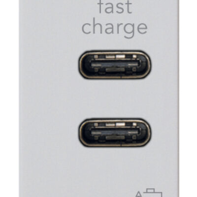 Napajanje USB C+C 15W 3A 5V 1M Silver