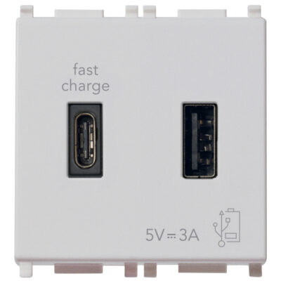 Punjač USB A+C 15W 3A 5V 2M Silver