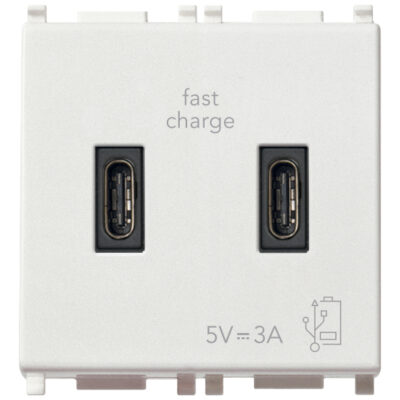 Napajanje USB C+C 15W 3A 5V 2M bijelo