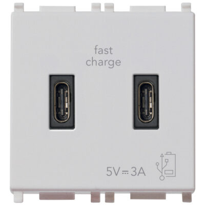 Napajanje USB C+C 15W 3A 5V 2M Silver