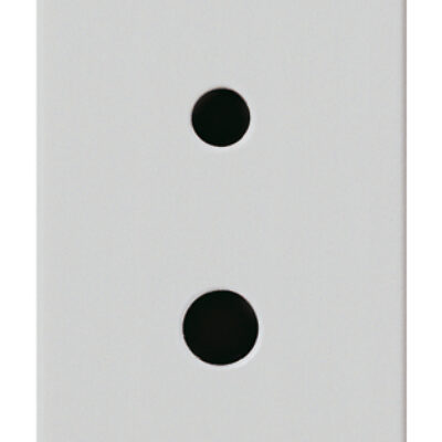 Polarizirano utičnica 2P 6A 24V SELV Silver