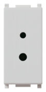 Polarizirano utičnica 2P 6A 24V SELV Silver