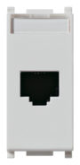 Utičnica RJ45 Netsafe Cat5e UTP Silver