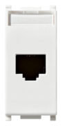 Utičnica RJ45 Netsafe Cat6A FTP bijela