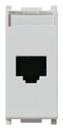 Utičnica RJ45 Netsafe Cat6A FTP Silver