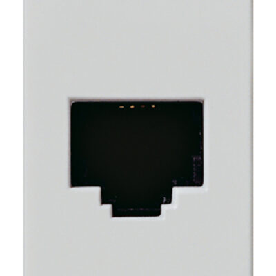 Utičnica RJ45 Netsafe Cat5e UTP 110 Silver