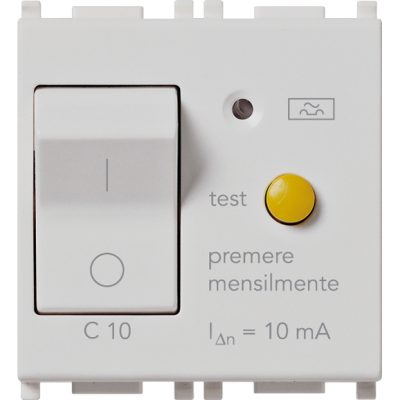 Prekidač MTDiff.1P+N C10 10mA Srebrni