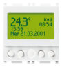 Sat-budilica 120-230V bijela
