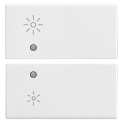 Dva polutastera 2M dimmer bijeli