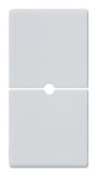 Dva polu tipka 1M neutral Silver