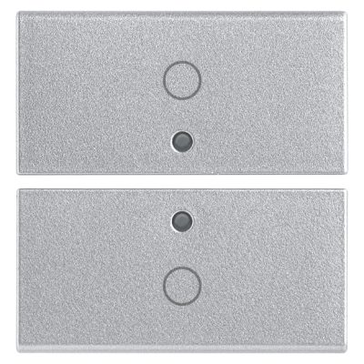 Dva pola tastera 2M simbol O Silver