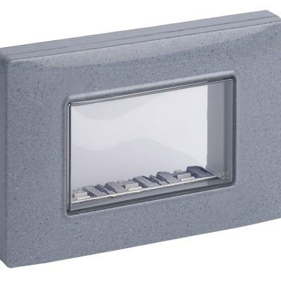 Kapa IP55 3M + vijci sivi granit