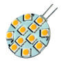 LED G4 2.2W 10-30VDC 2800k BOČNA