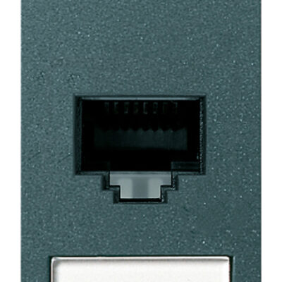 Utičnica RJ45 Netsafe Cat5e UTP siva