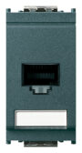 Utičnica RJ45 Netsafe Cat5e UTP siva