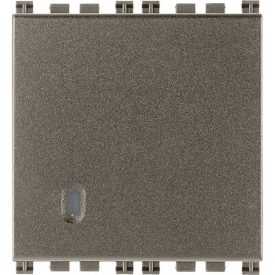 Tipka 1P NO 10A 2M Metal