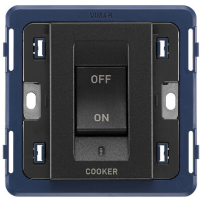 Prekidač 2P 45A COOKER sivi