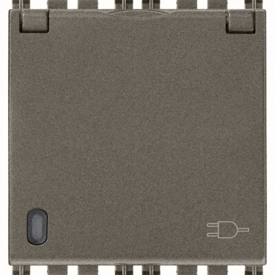 Utikač SICURY 2P+T 16A FR + metalni poklopac