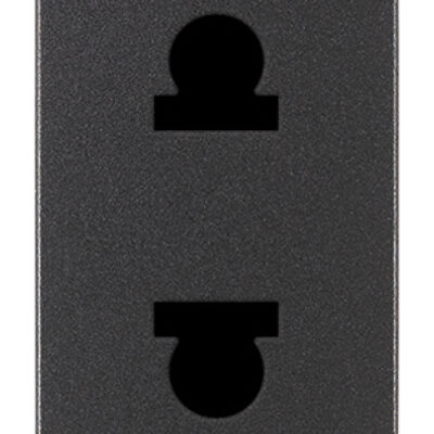 Priključak SICURY 2P 16A USA+EU Ã¸4,8mm sivi