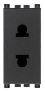 Priključak SICURY 2P 16A USA+EU Ã¸4,8mm sivi