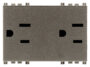 Dvije utičnice 2P+T 15A SAD+SASO Metal