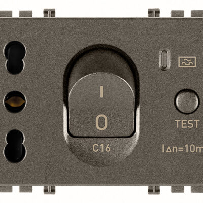 Utikač 2P+T 16A P17/11intb+MTDifC16 Metal