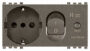 Utičnica 2P+T 16A P30 intb+MTDiff C16 Metal