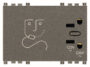 Utikač za brijač 230V metal