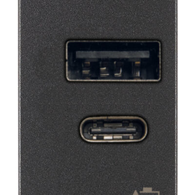 Napajanje USB A+C 12W2,4A5V1M s antimikrobnim premazom