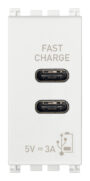 Napajanje USB C+C 15W 3A 5V 1M bijelo