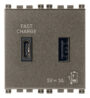 Napajanje USB A+C 15W 3A 5V 2M Metal